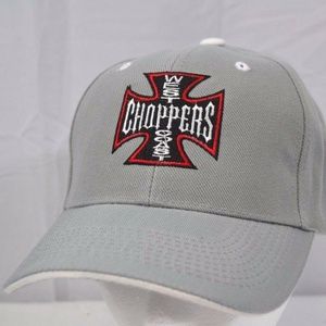 West Coast Chopper Gray Baseball Cap Adjustable St
